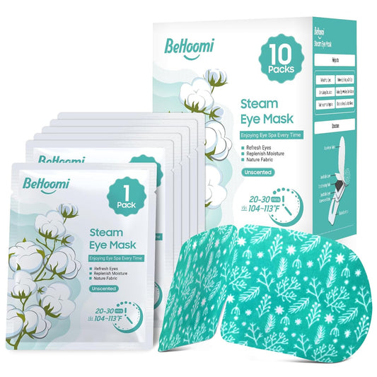 Steam Eye Mask, 30 Packs Heated Eye Mask, Self Heating Disposable SPA Warm Compress for Eyes (Lavender & Unscented & Tea Tree)