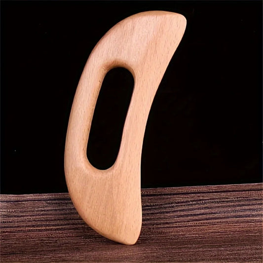 1 Piece of Wooden Gua Sha Massage Tool
