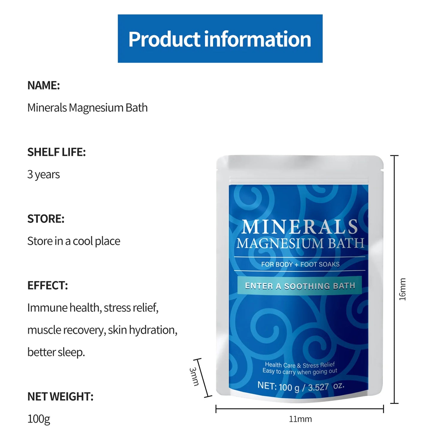 Magnesium Bath Flakes