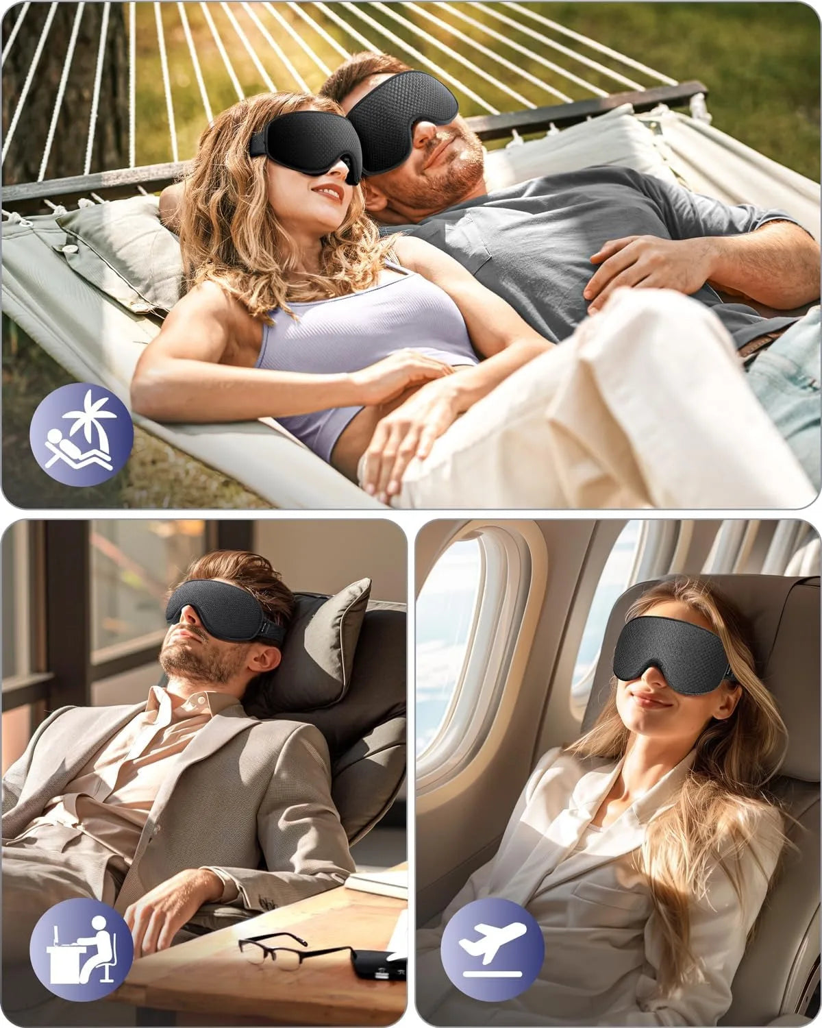 3D Blackout Eye Mask