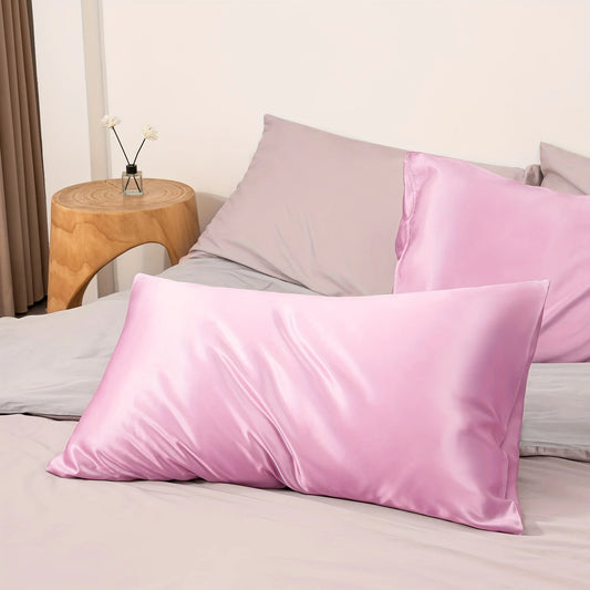 Satin Pillowcases - 1 Pair