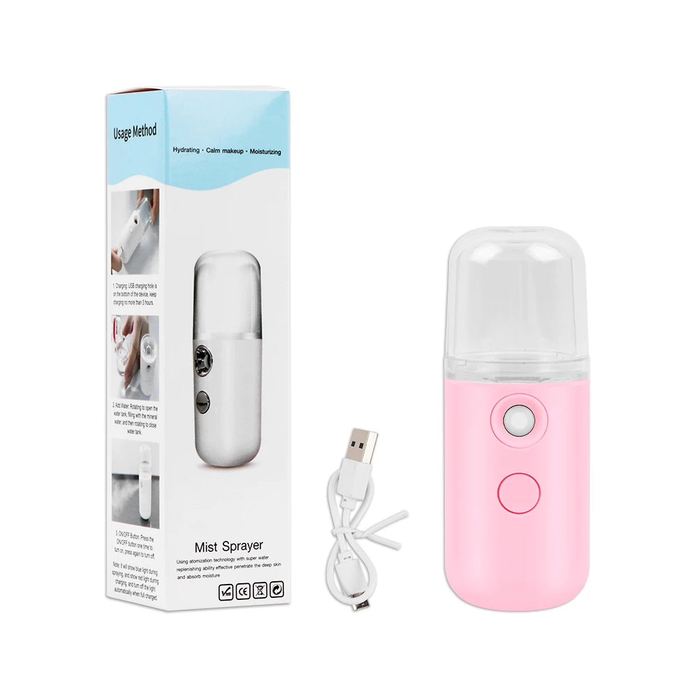 Portable USB Rechargeable Nano Mist Sprayer