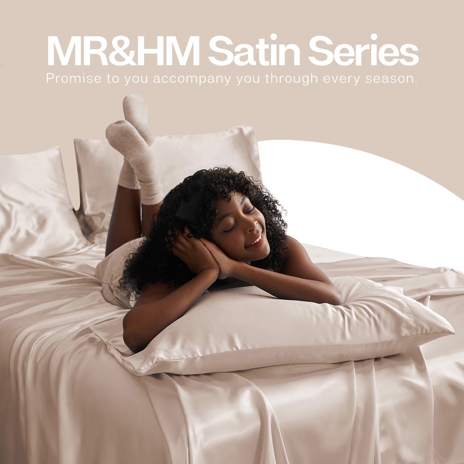 Satin Pillow Case, 20X36 King Size Satin Pillowcase Set of 2, 2 Pack Satin Silky Pillowcase for Hair and Skin, 20X36, Champagne