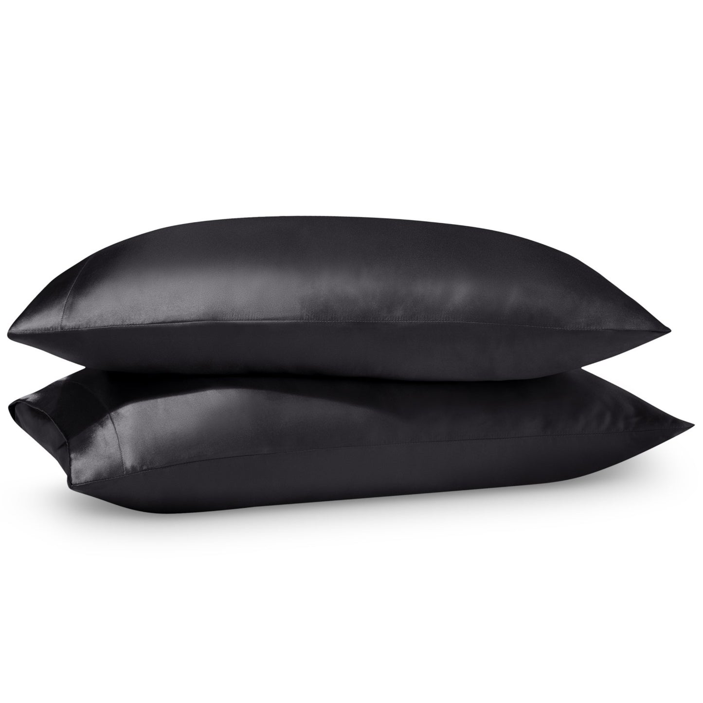 Bare Home Poly Satin Pillowcases for Hair and Skin - 2 Pack - Luxury Pillowcases