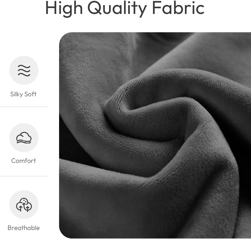 Microwavable Heated Neck Wrap Warmer and Shoulder Weighted Heating Pad Microwave for Hot and Cold Compress - Dark Gray