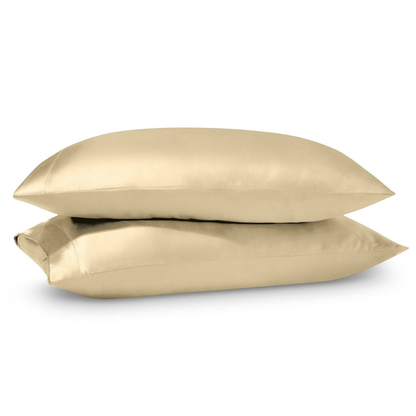 Bare Home Poly Satin Pillowcases for Hair and Skin - 2 Pack - Luxury Pillowcases