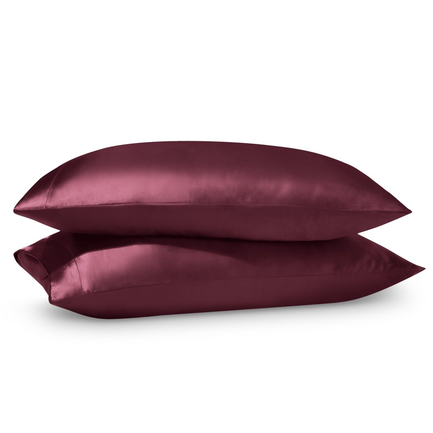 Bare Home Poly Satin Pillowcases for Hair and Skin - 2 Pack - Luxury Pillowcases