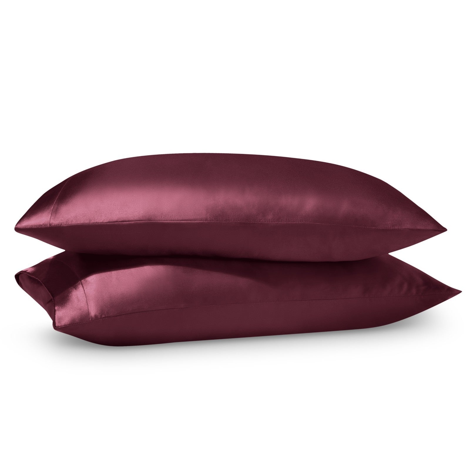 Bare Home Poly Satin Pillowcases for Hair and Skin - 2 Pack - Luxury Pillowcases