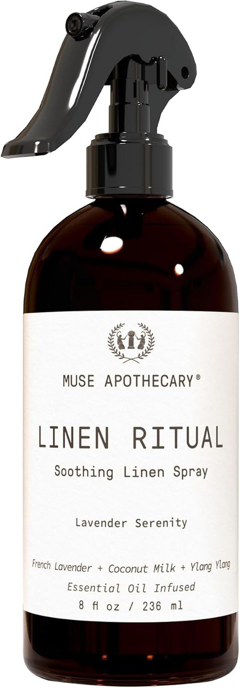 Linen Ritual - Aromatic, Soothing, and Relaxing Linen Spray for Bedding, Laundry and Fabric Spray Freshener - Infused with Aromatherapy Essential Oils - Lavender Serenity