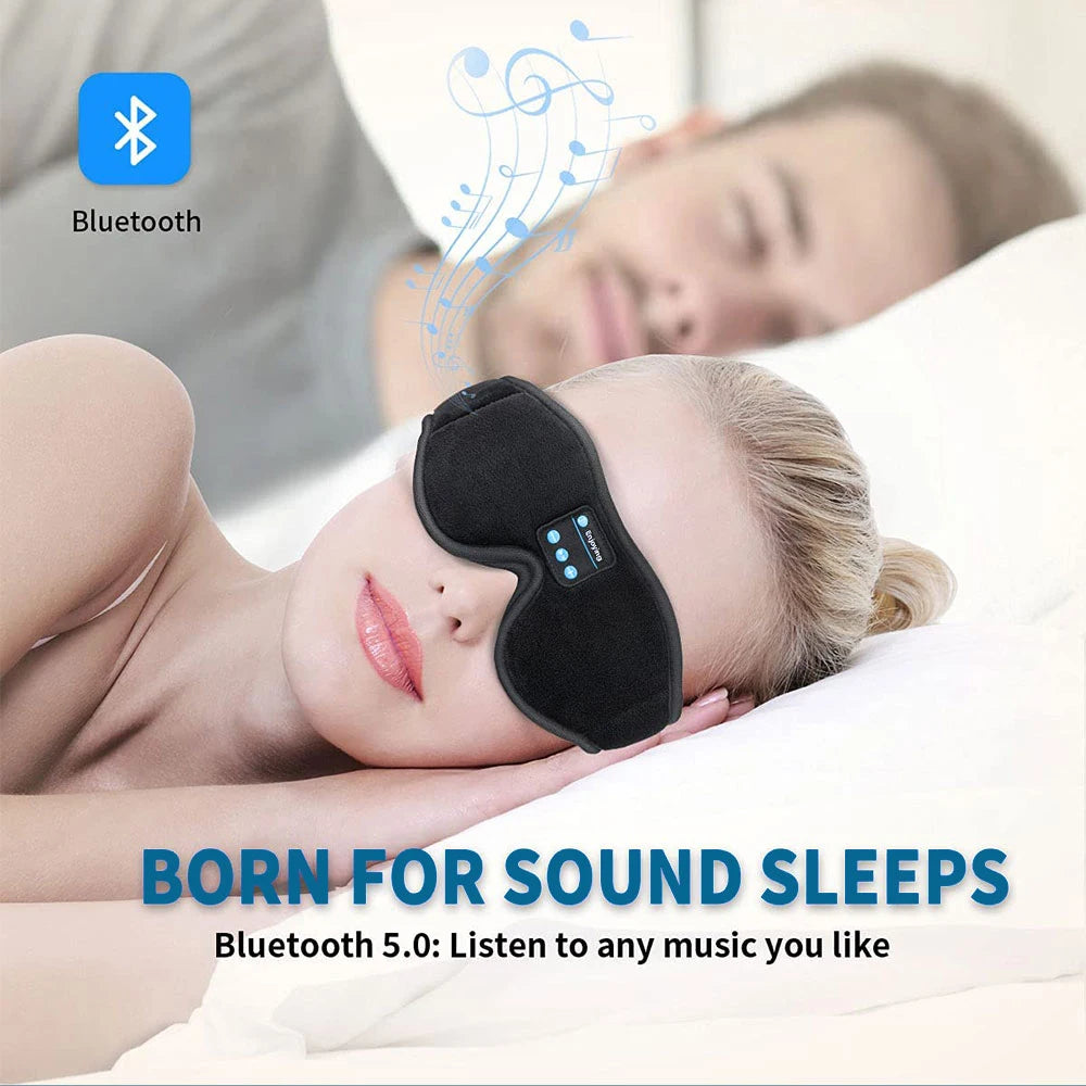 Eye Mask with Bluetooth Headphones