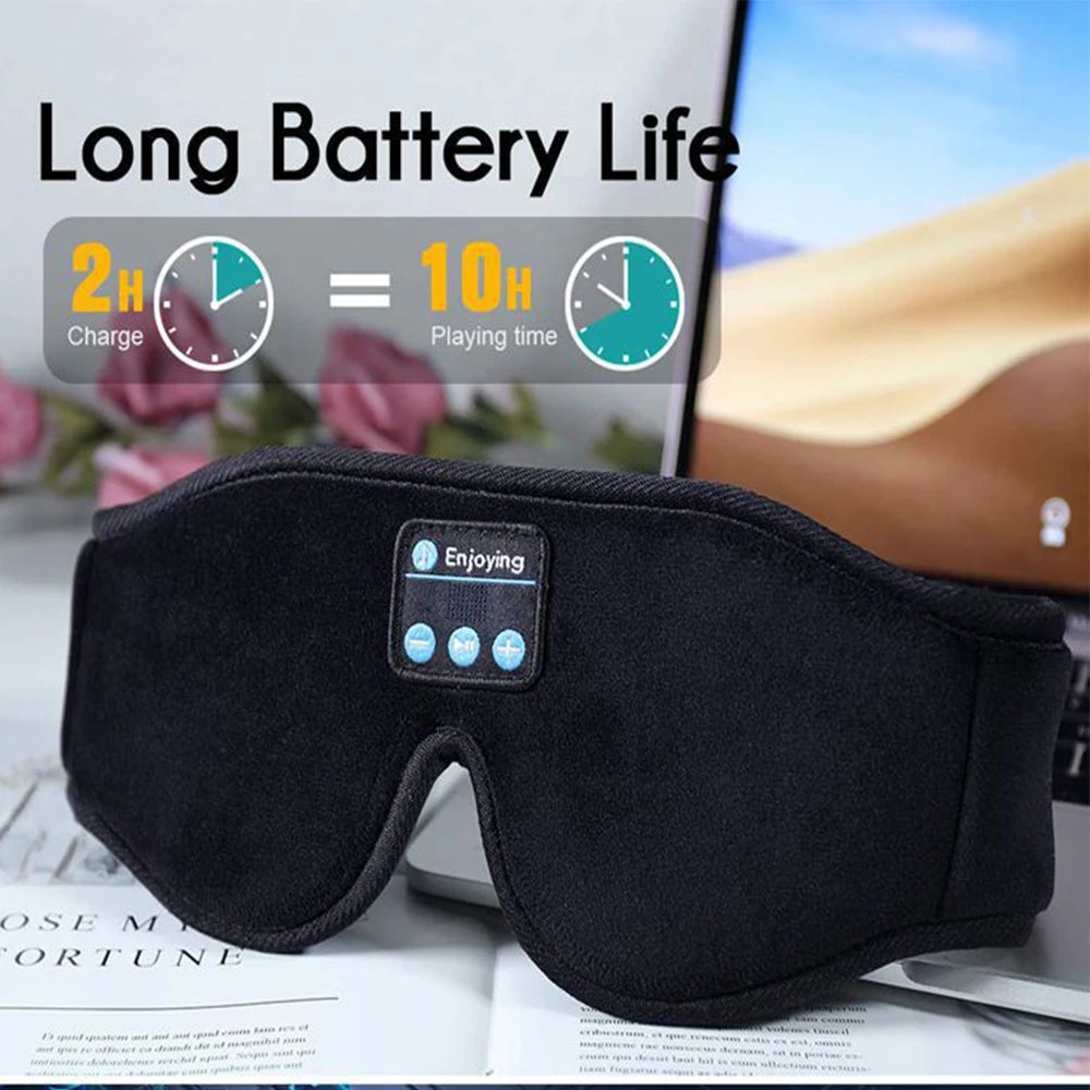 Eye Mask with Bluetooth Headphones