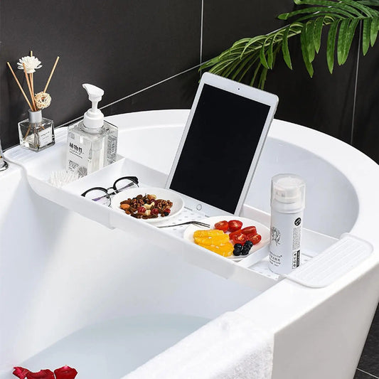 Expandable Bathtub Caddy Tray