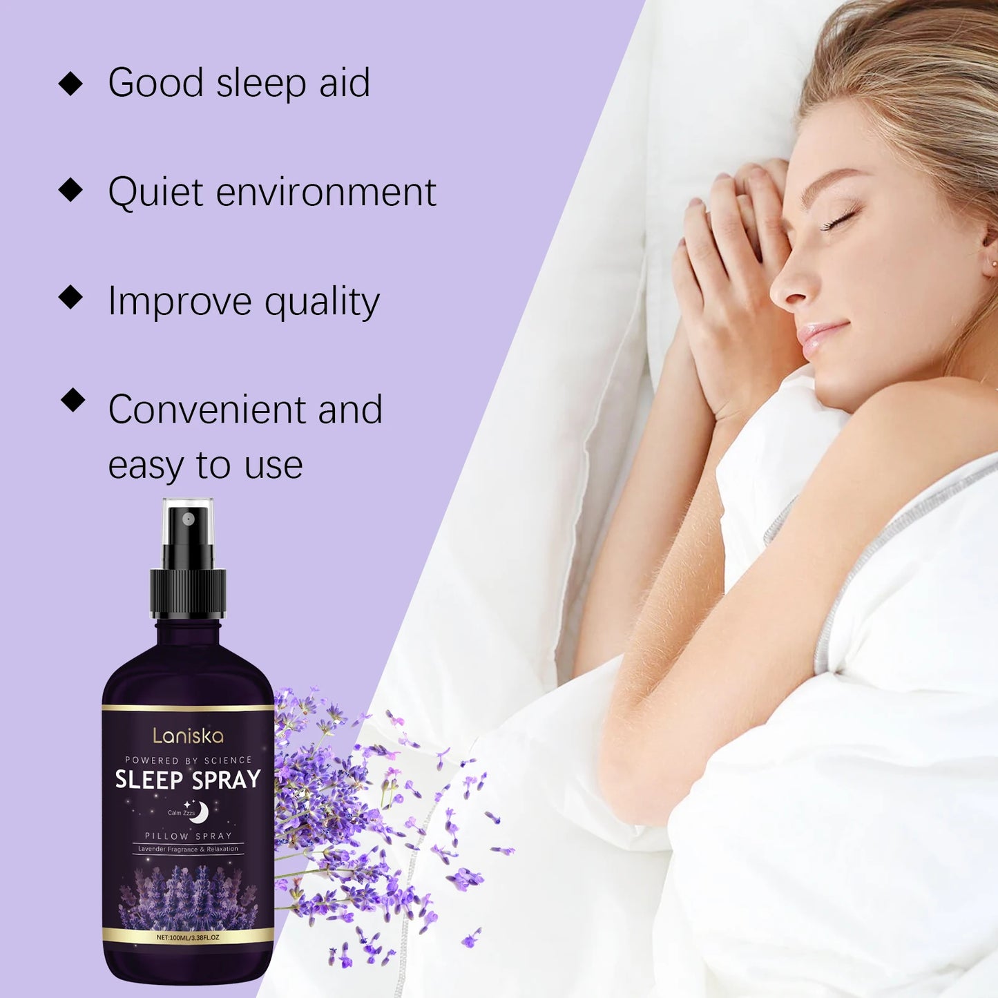 100ml Lavender Aromatherapy Sleep Aid Spray