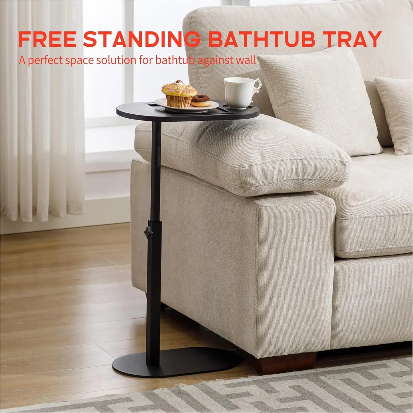 Bamboo Bathtub Side Tray