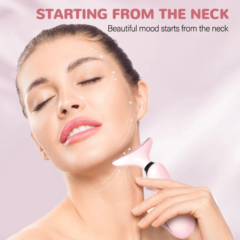 Mini LED Lights Face Neck Beauty Device