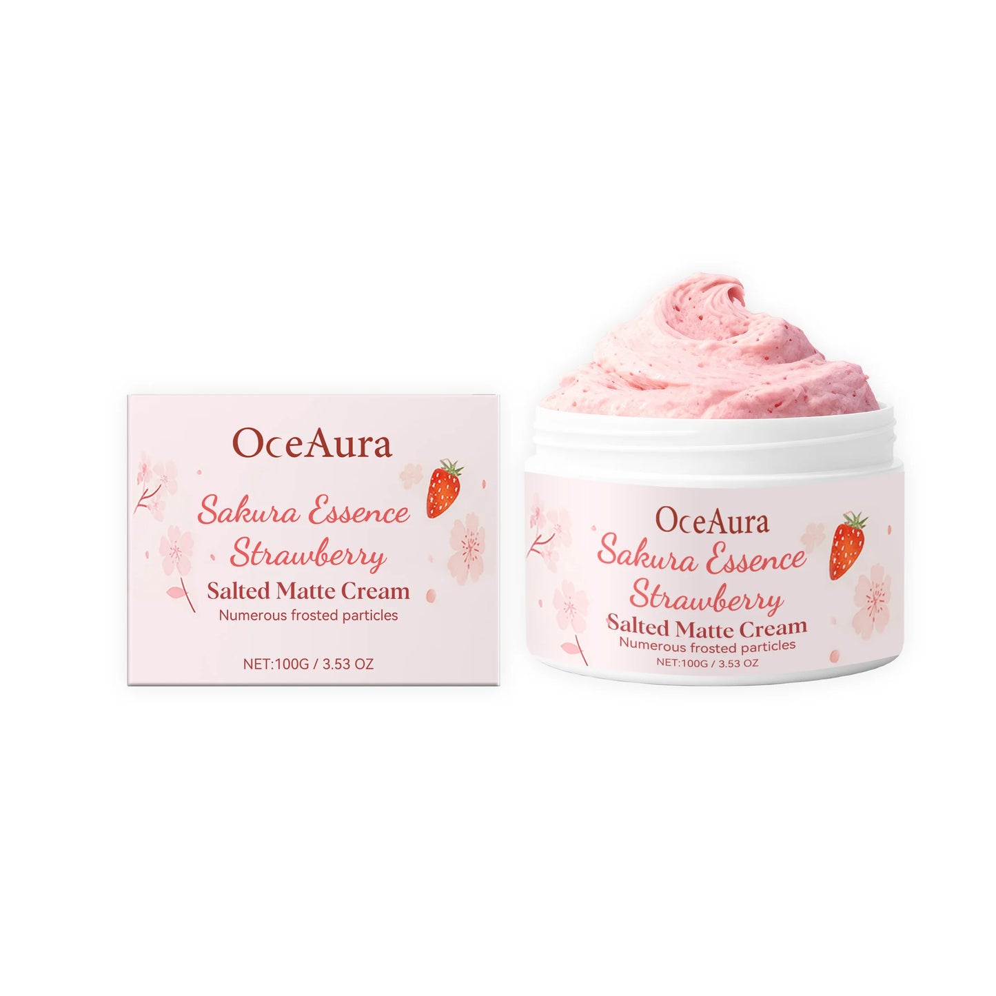 Strawberry Body Scrub Cream