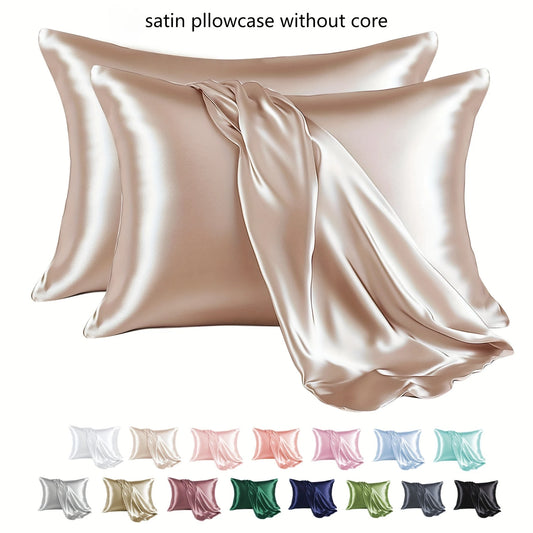 Satin Pillowcases - 1 Pair