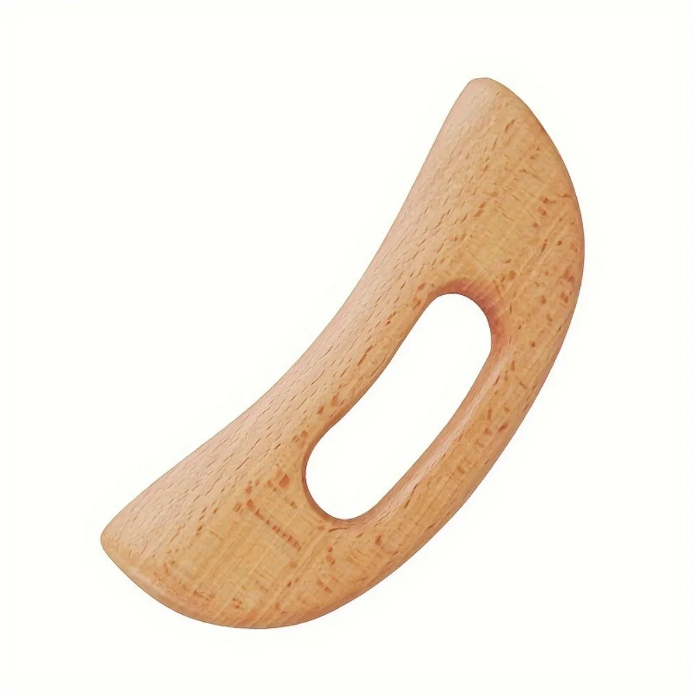 1 Piece of Wooden Gua Sha Massage Tool