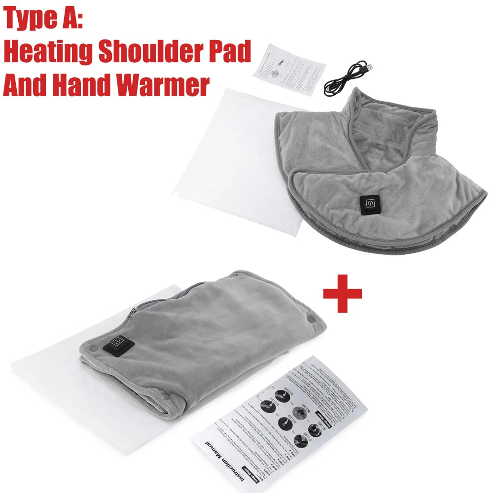 Electric Heating Shoulder Neck Wrap And Hand Warmer