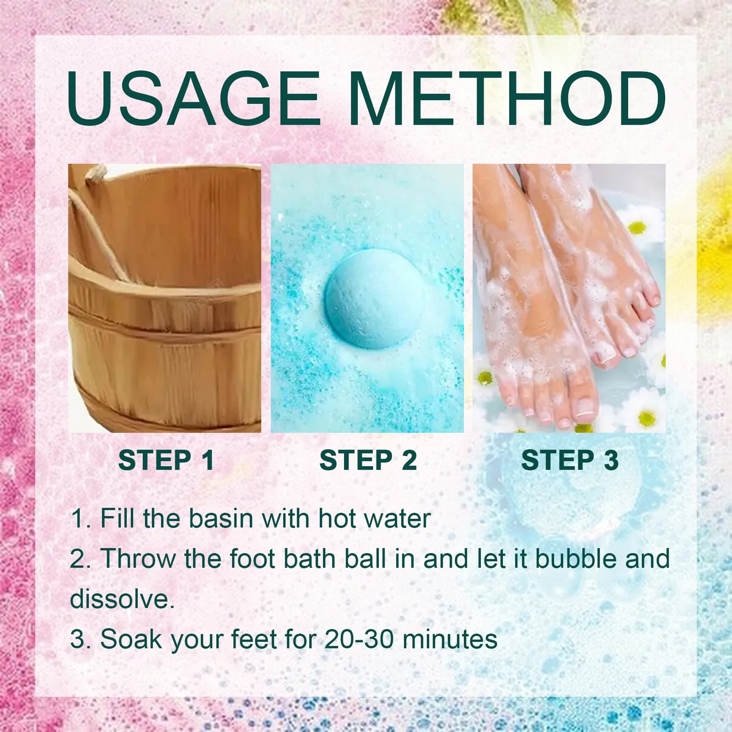 Bubble Foot Bath Ball