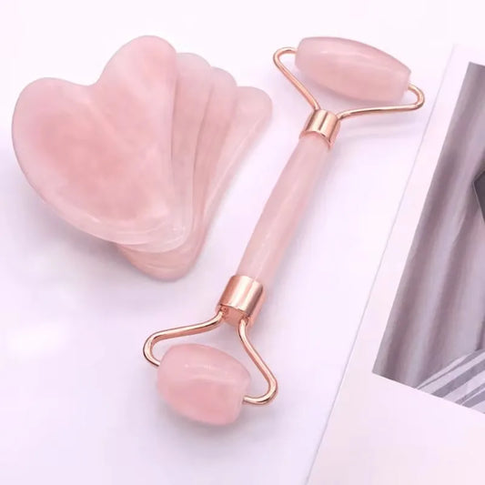 Gua Sha Set - Facial Massager & Roller Tool Kit