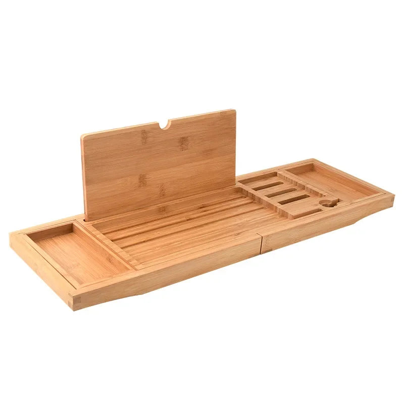 Expandable Wooden Bathtub Tray