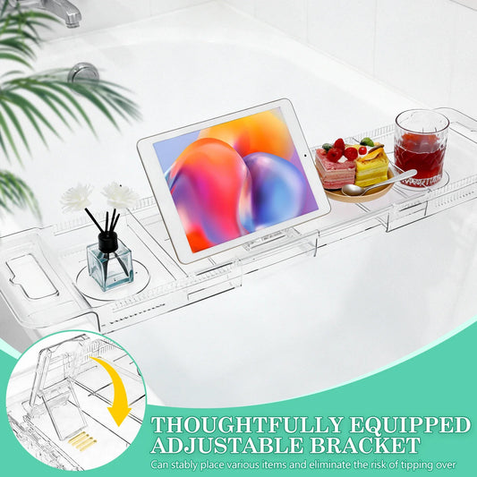 Expandable Bathtub Caddy Tray