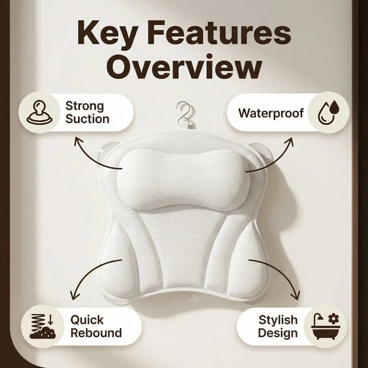 Soft Spa Bath Pillow
