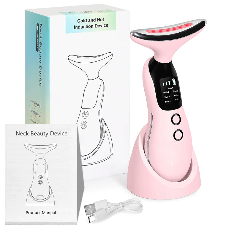 Mini LED Lights Face Neck Beauty Device