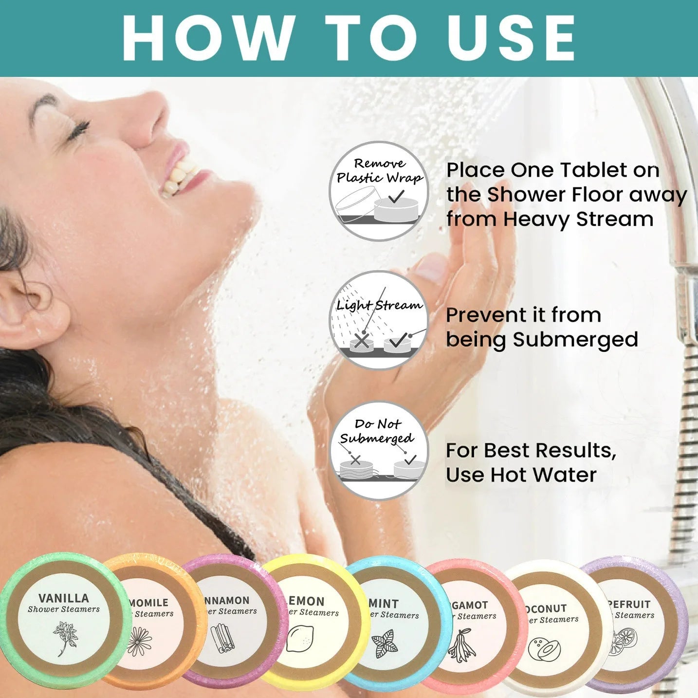 Shower Steamers - 8pc Set