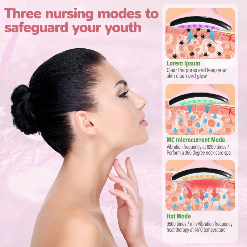 Mini LED Lights Face Neck Beauty Device