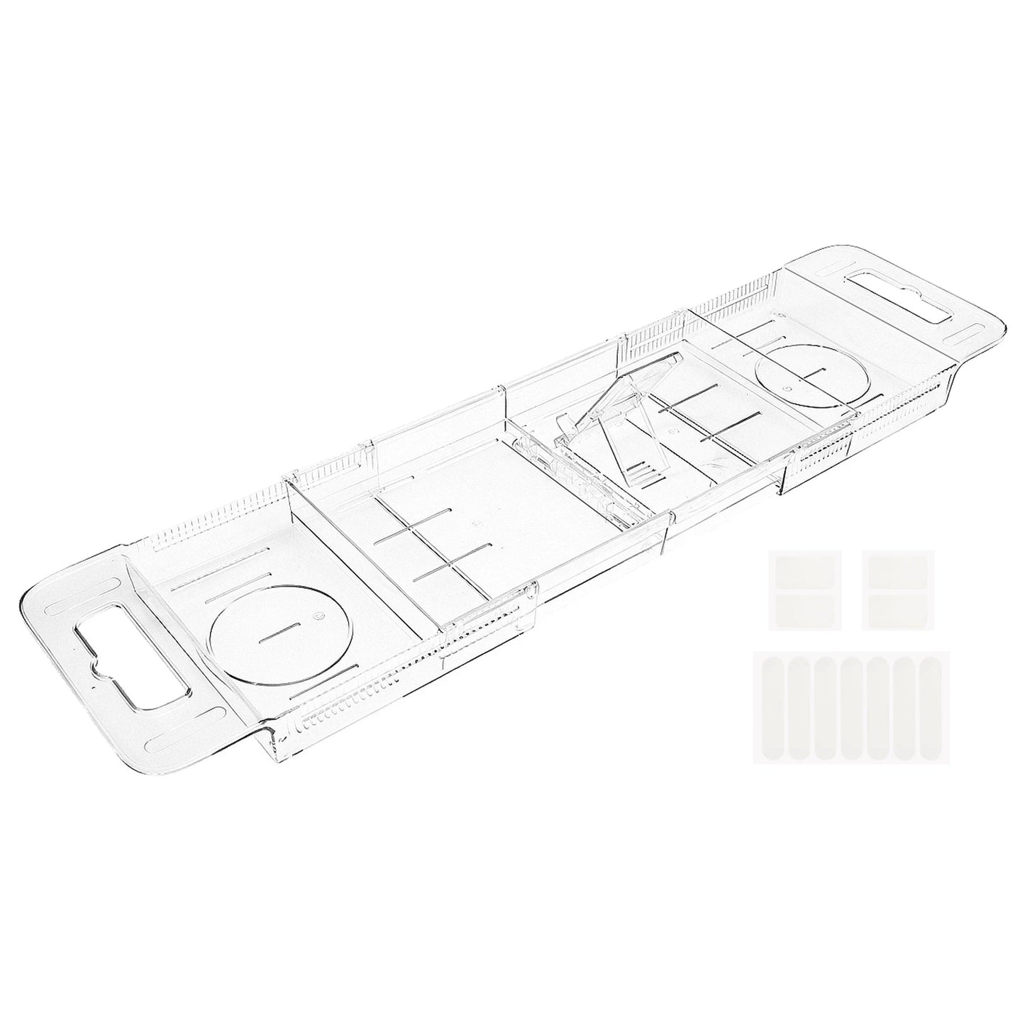 Expandable Bathtub Caddy Tray
