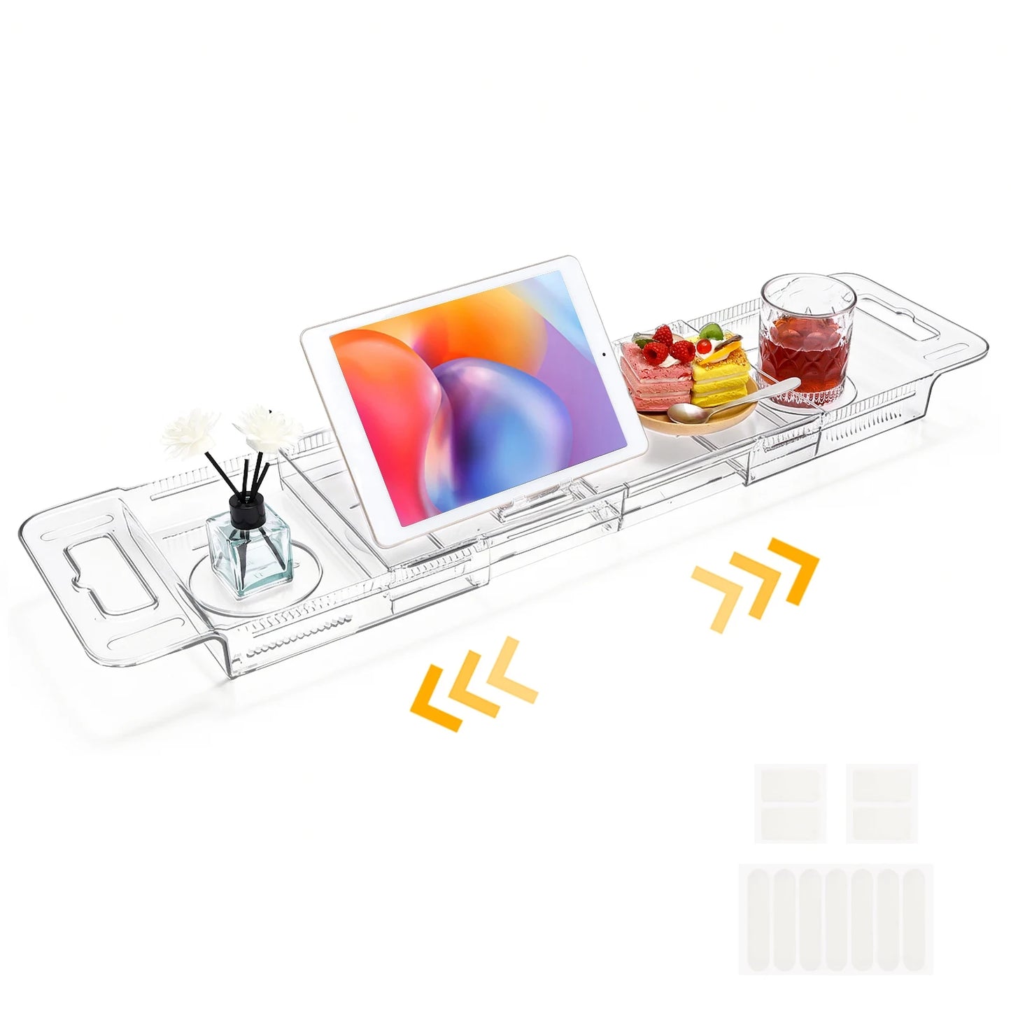 Expandable Bathtub Caddy Tray