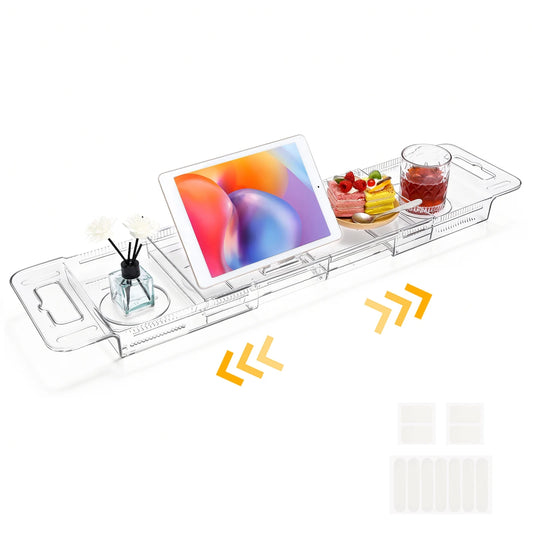 Expandable Bathtub Caddy Tray