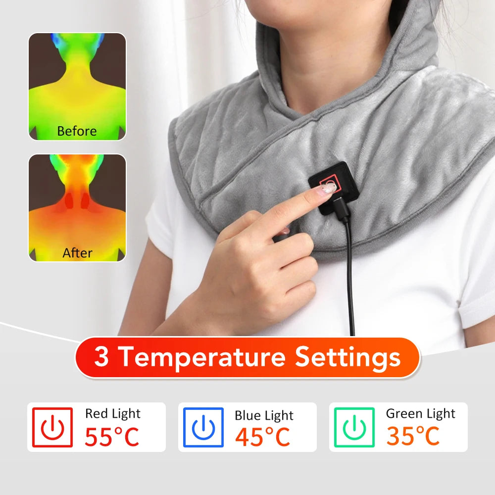 Electric Heating Shoulder Neck Wrap And Hand Warmer