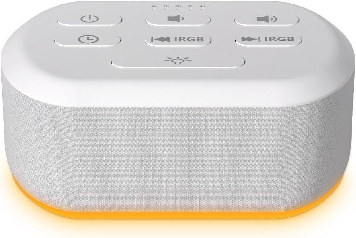 Brown Noise Sound Machine 30 Soothing Sounds White Noise Machine with 12 Night Light Colors Sleep Machine for Adults Baby Kids 36 Volume Levels Noise Canceling for Office Home Privacy