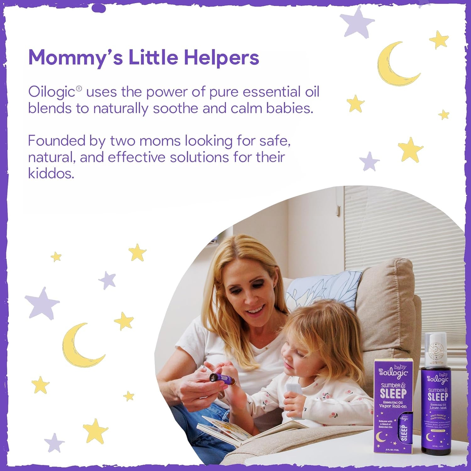 Slumber & Sleep Bath Baby Essentials Gift Set - Includes All over Wash, Calming Cream, Sleep Spray & Roll-On Essential Oils - Pediatrician-Tested Sleep, Comfort & Wellness Blends for Babies