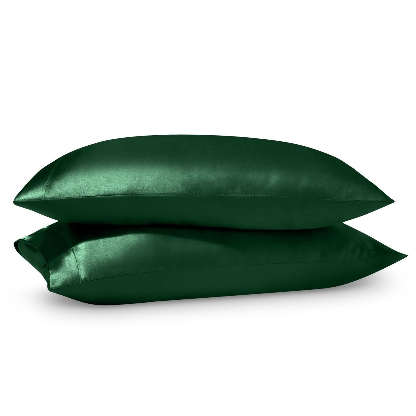 Bare Home Poly Satin Pillowcases for Hair and Skin - 2 Pack - Luxury Pillowcases