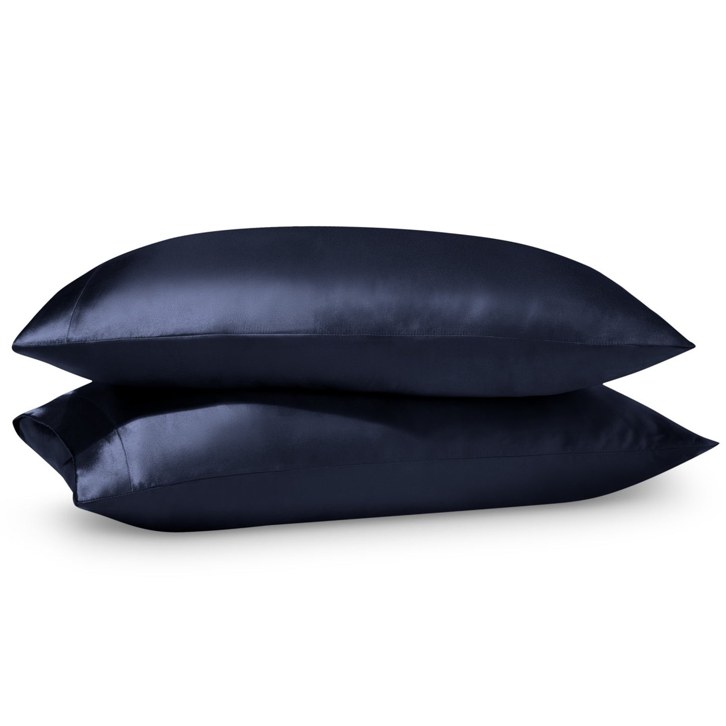 Bare Home Poly Satin Pillowcases for Hair and Skin - 2 Pack - Luxury Pillowcases