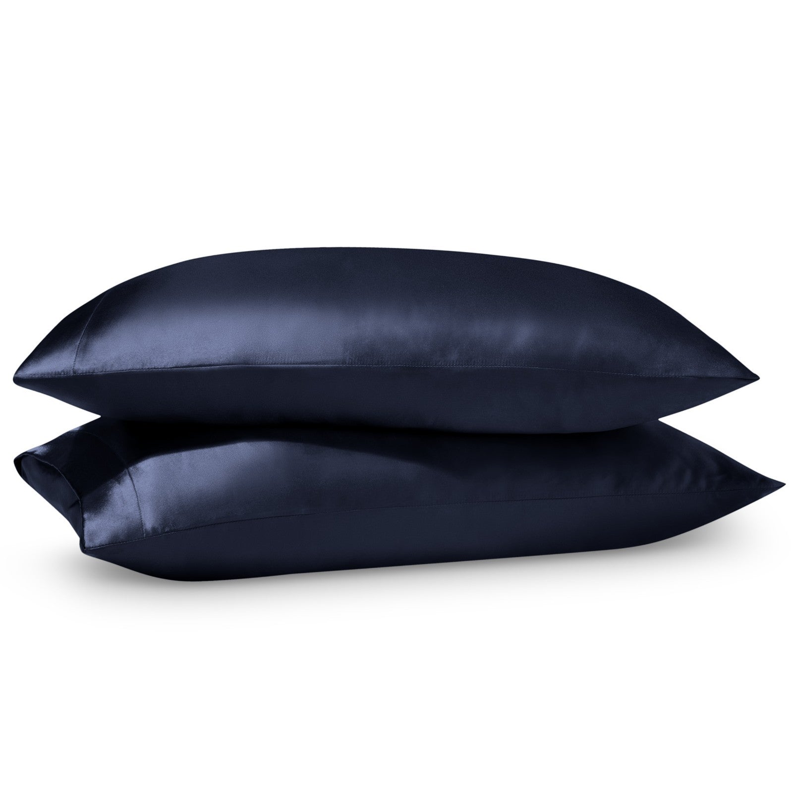 Bare Home Poly Satin Pillowcases for Hair and Skin - 2 Pack - Luxury Pillowcases