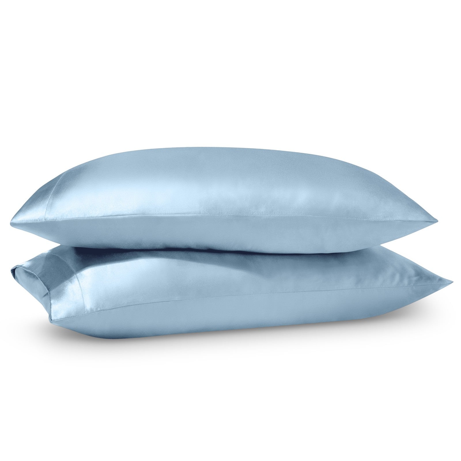 Bare Home Poly Satin Pillowcases for Hair and Skin - 2 Pack - Luxury Pillowcases